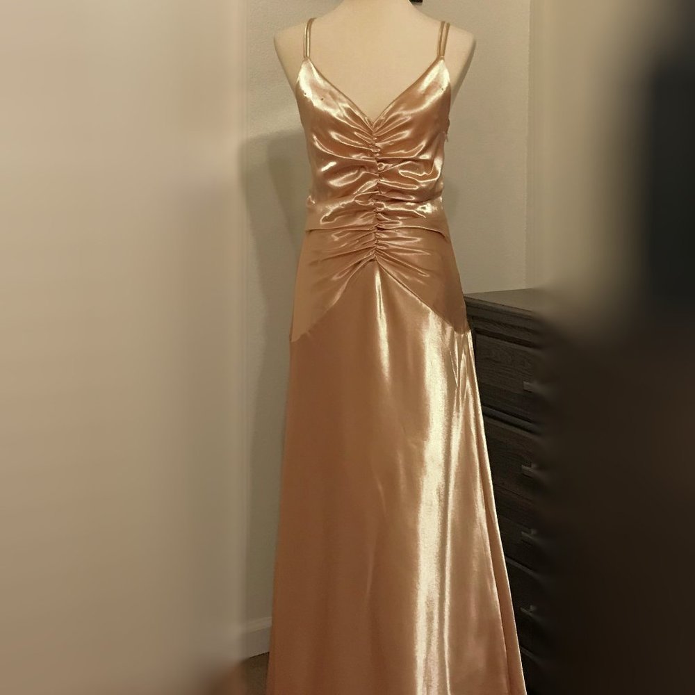 Satin Evening Gown